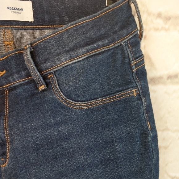 Old Navy girl Rockstar dark wash jeggings - Picture 6 of 8